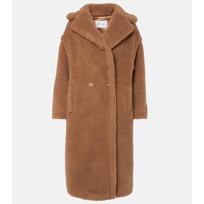 Max Mara Wool and silk teddy coat