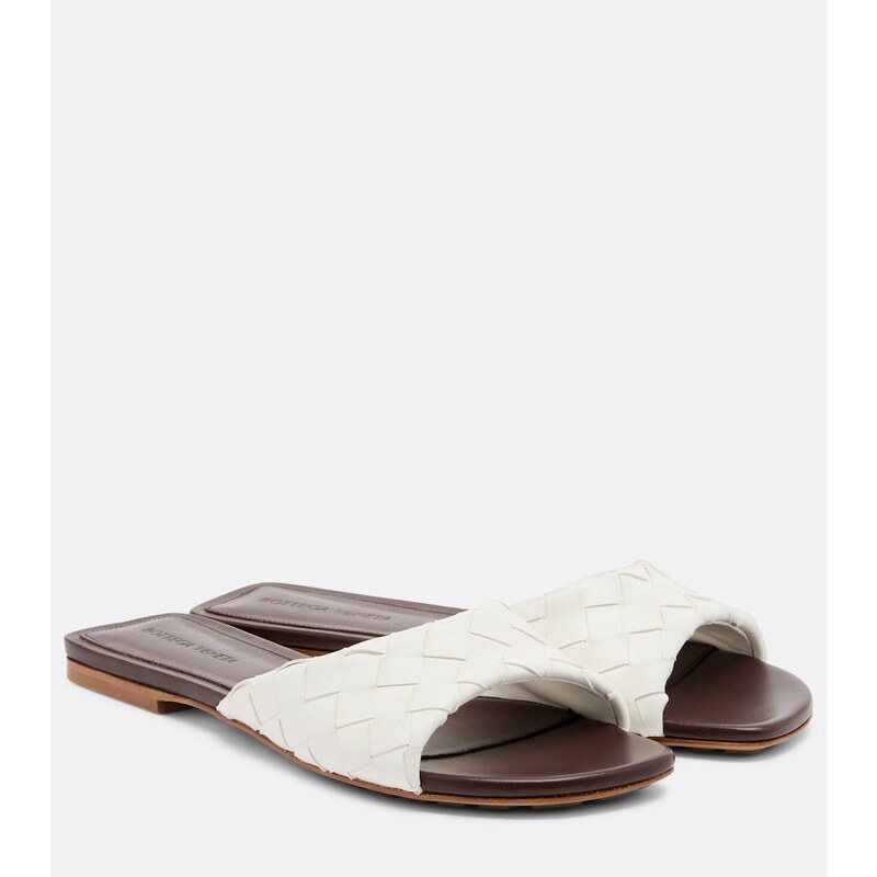 Bottega Veneta Livia leather mules