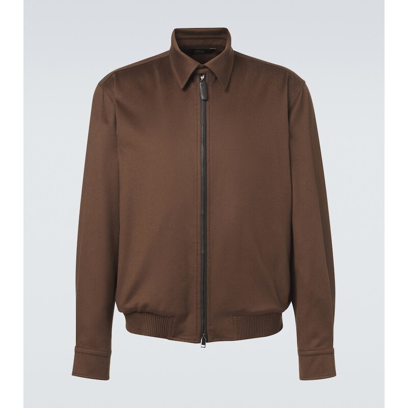 Brioni Cashmere and wool blouson jacket