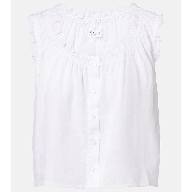 Velvet Tana linen top
