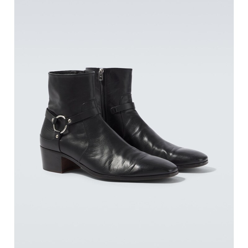 Tom Ford Clint leather ankle boots