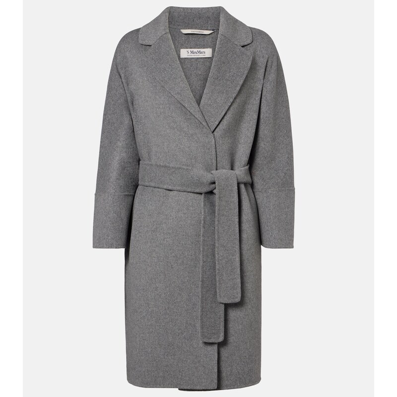 S Max Mara Virgin wool wrap coat