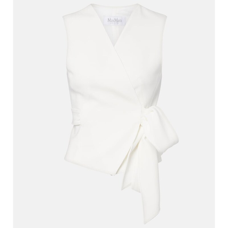 Max Mara Draped cady vest