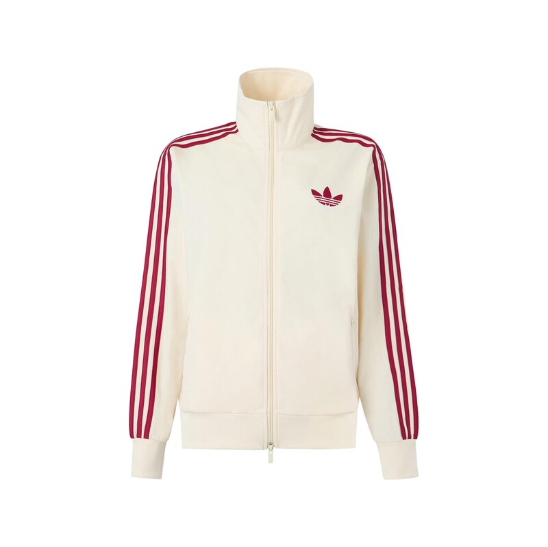 ADIDAS ORIGINALS Mikina Firebird krémová / rezavě červená