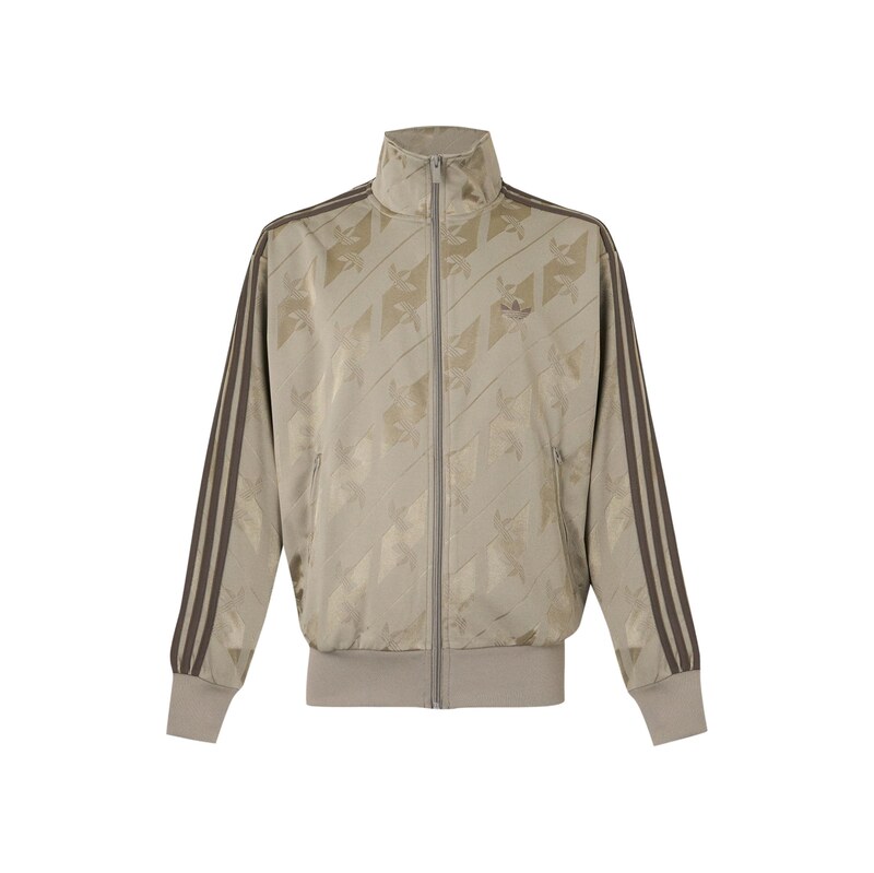 ADIDAS ORIGINALS Mikina Firebird béžová / zlatá / olivová