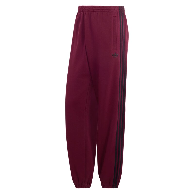 ADIDAS ORIGINALS Kalhoty Adicolor vínově červená / černá