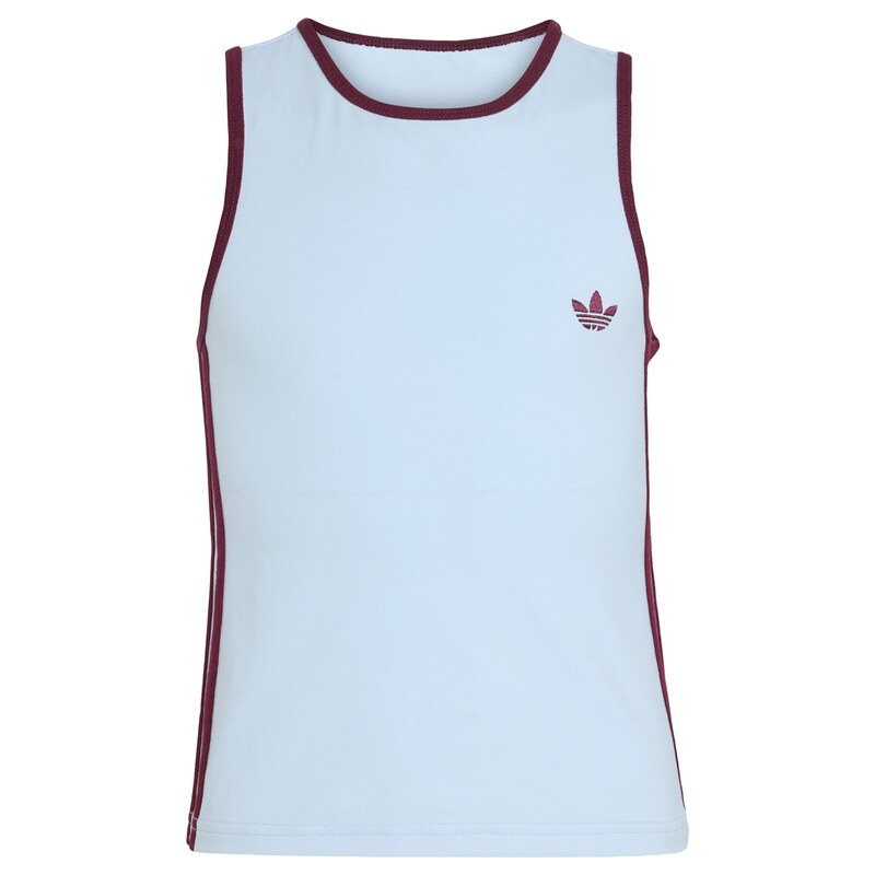 ADIDAS ORIGINALS Top Adicolor světlemodrá / burgundská červeň