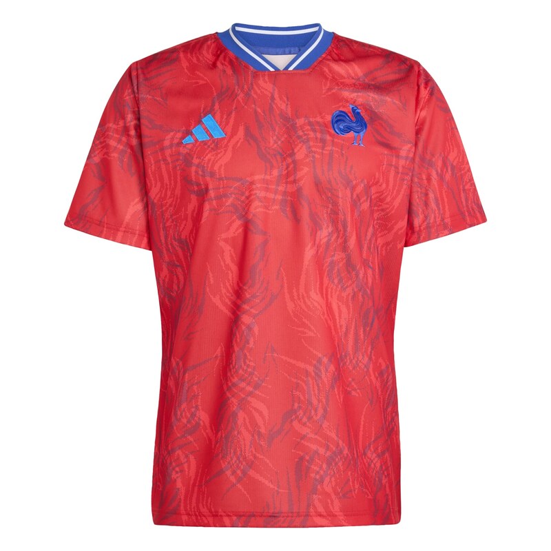 ADIDAS PERFORMANCE Trikot Frankreich Rugby Prematch modrá /