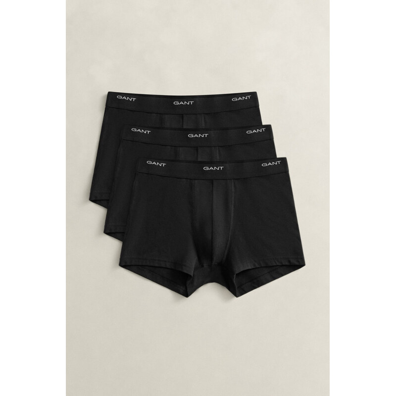 SPODNÍ PRÁDLO GANT CORE TRUNK 3-PACK BLACK