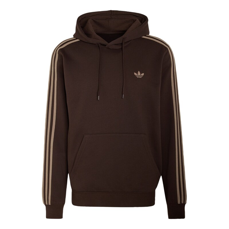 ADIDAS ORIGINALS Mikina brokátová / tmavě hnědá
