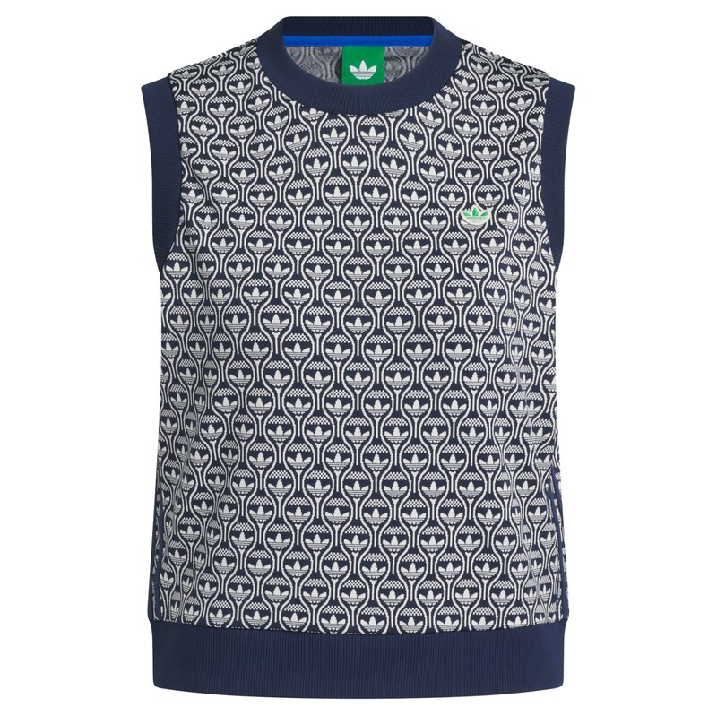 ADIDAS PERFORMANCE Sportovní vesta marine modrá / trávově zelená
