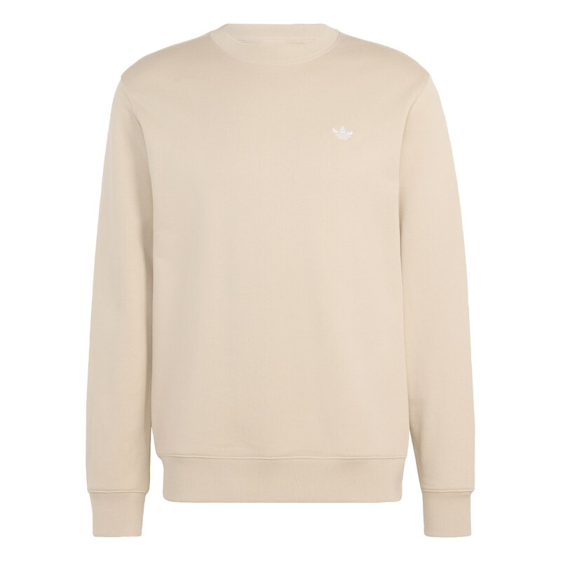 ADIDAS ORIGINALS Mikina Trefoil Essentials béžová / bílá
