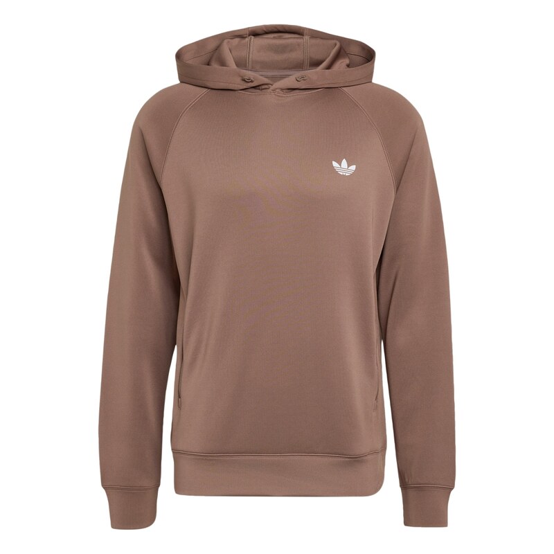 ADIDAS ORIGINALS Mikina Trefoil Essentials hnědá