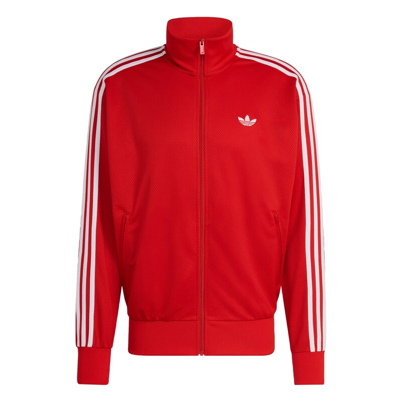 ADIDAS ORIGINALS Mikina Firebird Adicolor jasně červená / bílá