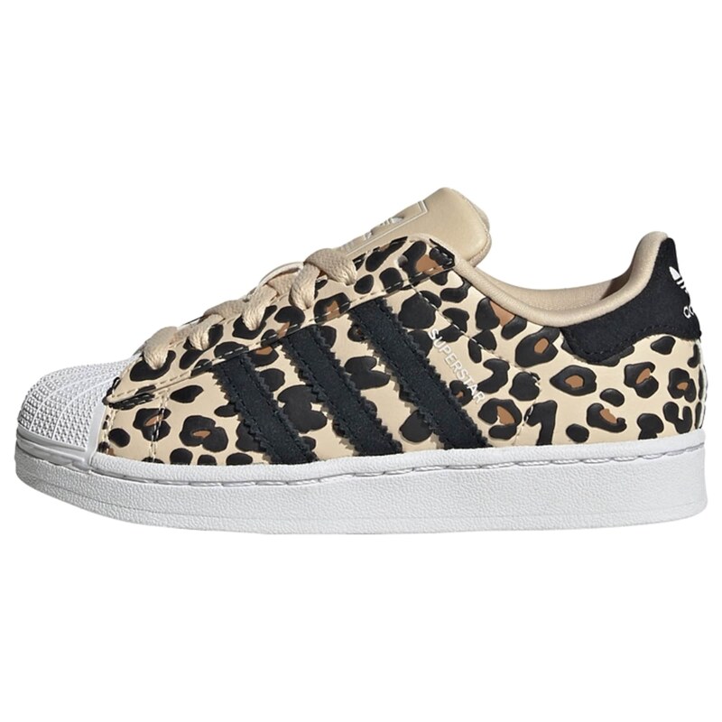 ADIDAS ORIGINALS Tenisky Superstar II krémová / koňaková / černá