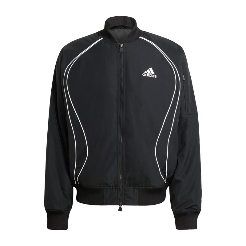 ADIDAS ORIGINALS Sportovní bunda Teamgeist černá / bílá