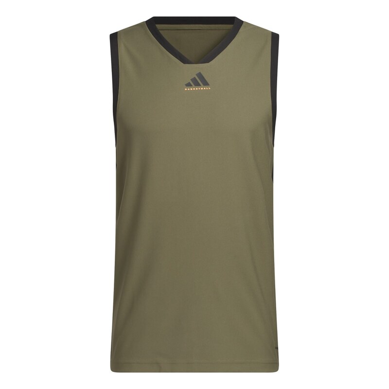 ADIDAS PERFORMANCE Funkční tričko Crazy Lite olivová / oranžová