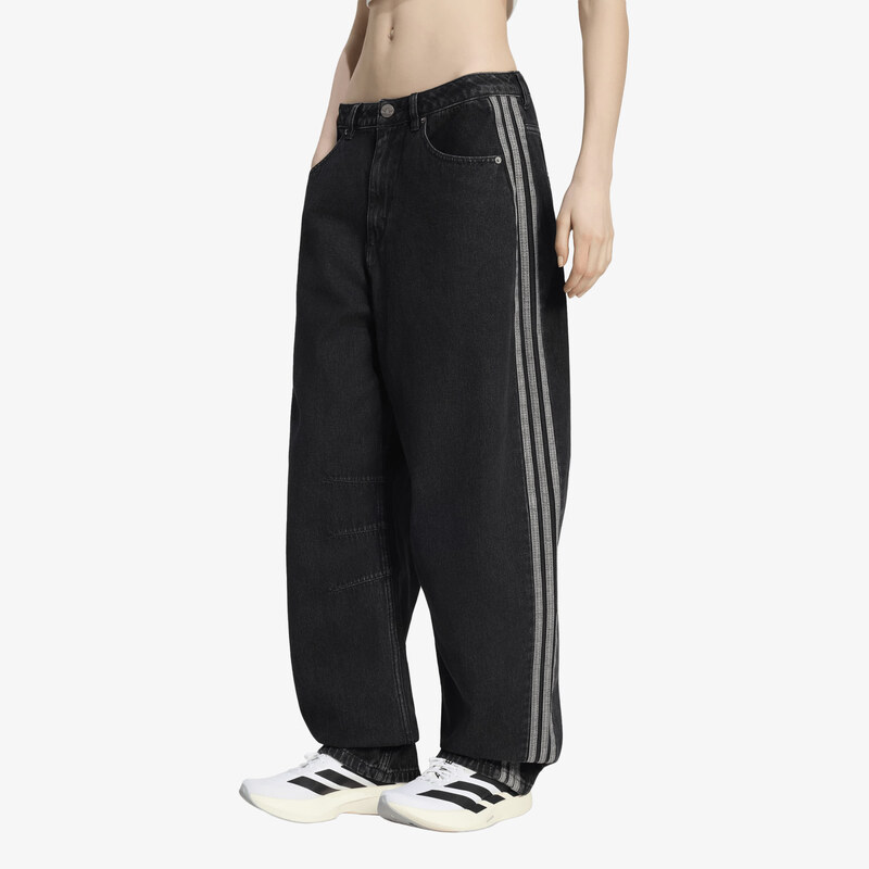 adidas Originals Džíny adidas High Rise Barrel Leg Denim Pant