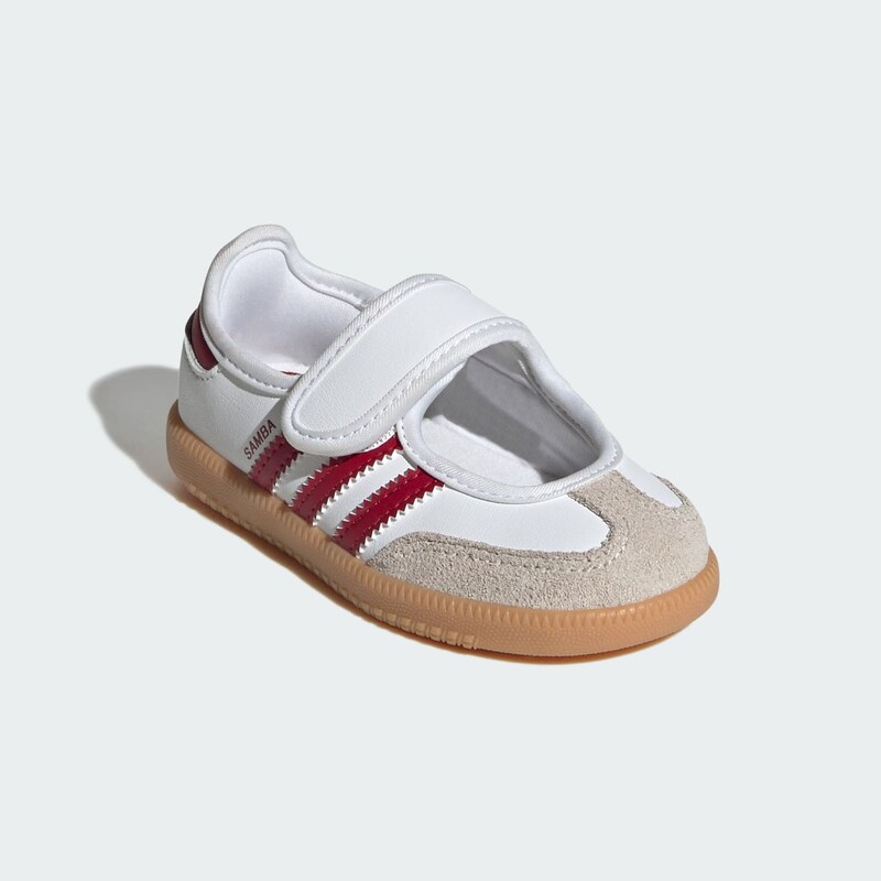 ADIDAS ORIGINALS Tenisky Samba šedobéžová / karmínově červené /