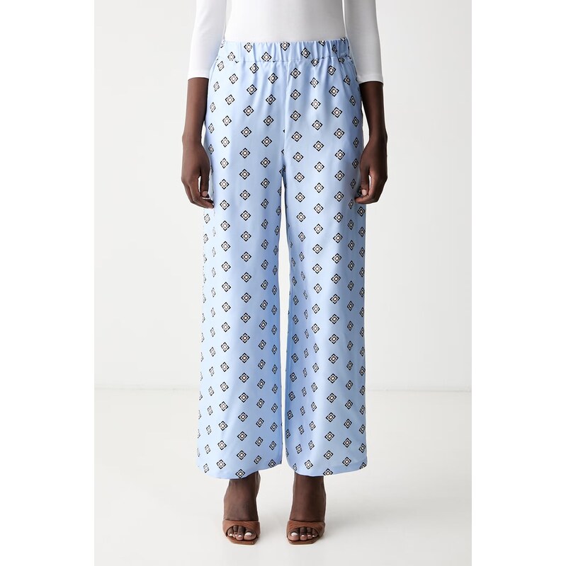 MM by Max Mara kalhoty dámské hedvábné MMLADATTI