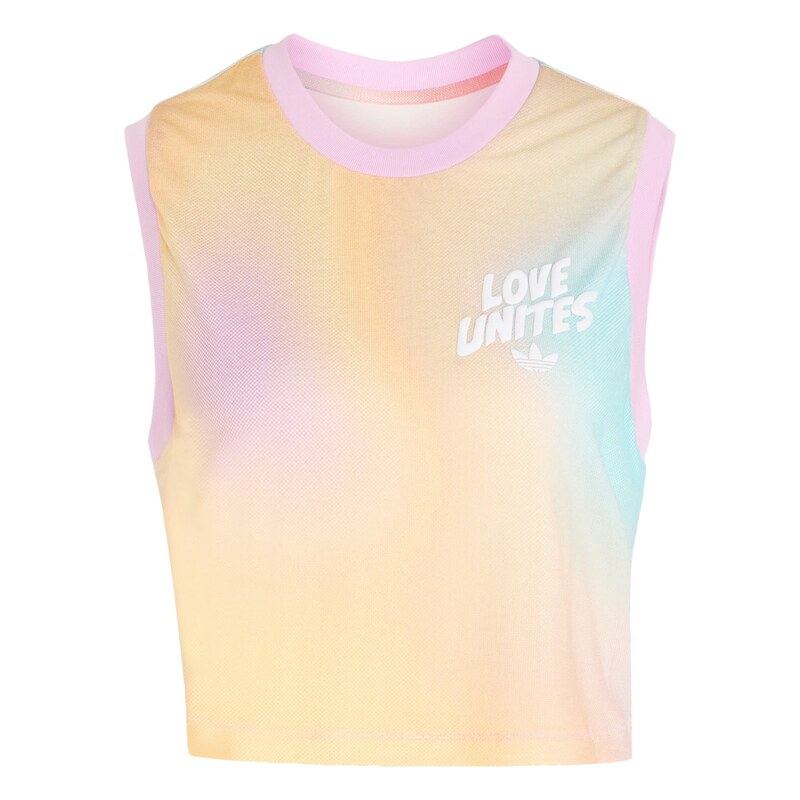 ADIDAS ORIGINALS Top Pride tyrkysová / medová / růžová / bílá