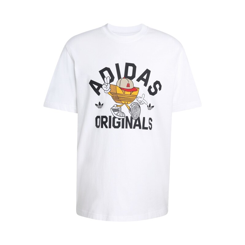 ADIDAS ORIGINALS Tričko Trefoil Series žlutá / světle šedá /