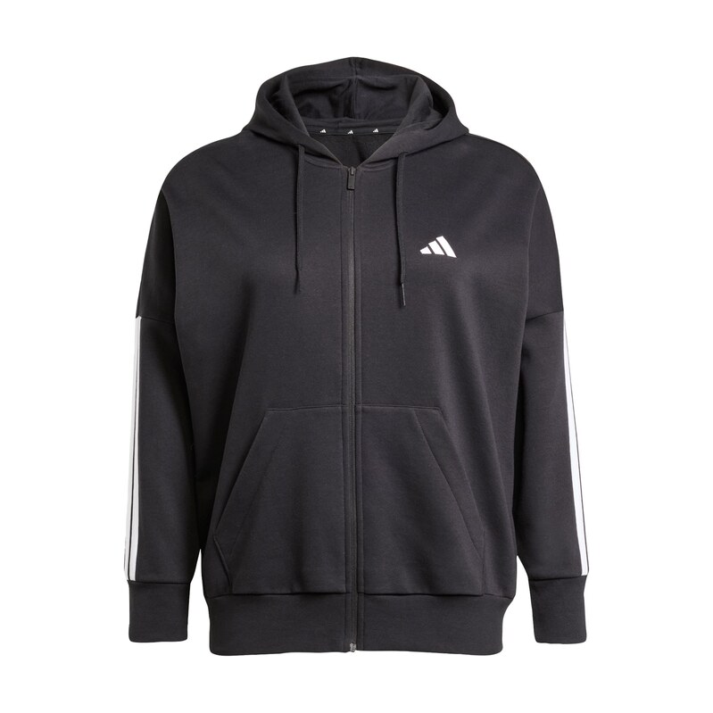 ADIDAS SPORTSWEAR Sportovní mikina Essentials černá / bílá