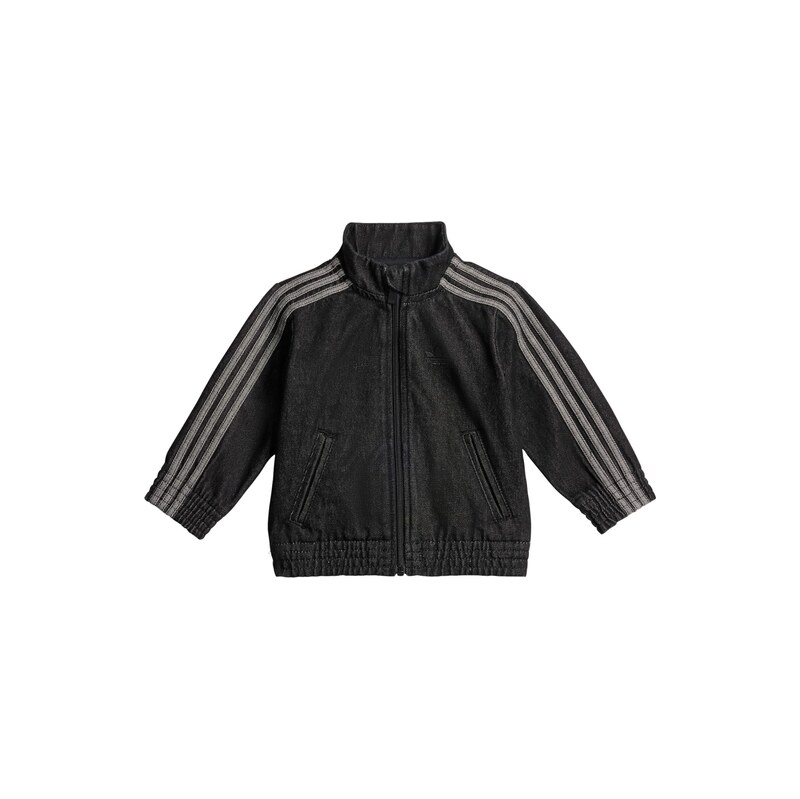 ADIDAS ORIGINALS Přechodná bunda Firebird šedá / černá džínovina