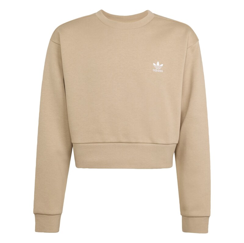 ADIDAS ORIGINALS Mikina BOXY CREW béžová / bílá