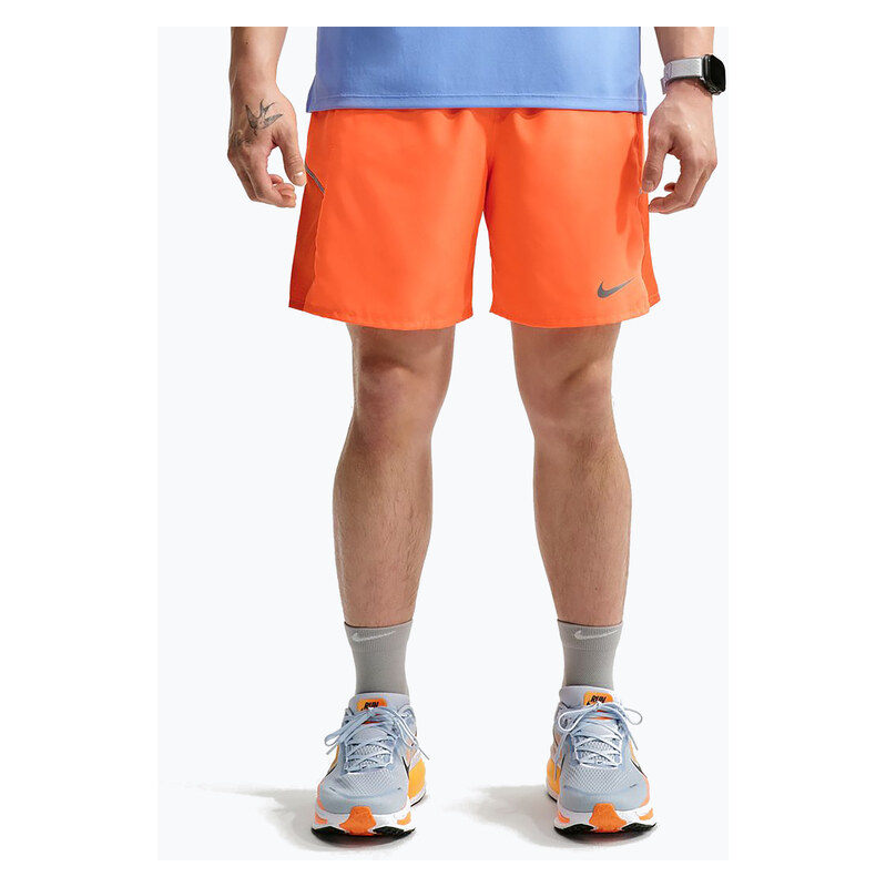 Pánské běžecké šortky Nike Miler Dri-Fit 2in1 7 total orange
