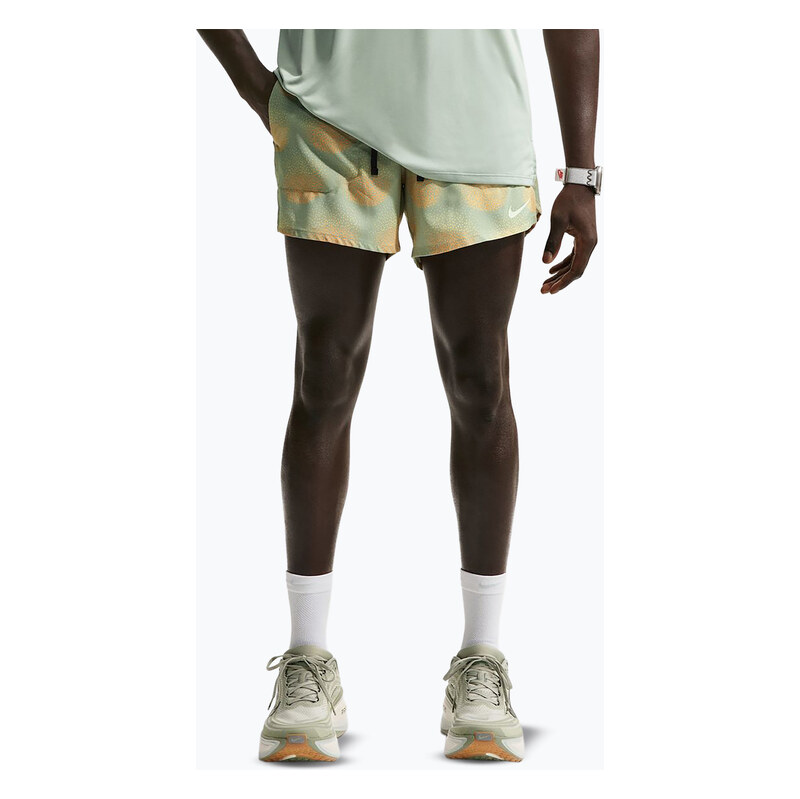 Pánské běžecké šortky Nike Stride Dri-Fit Brief Lined 5 jade