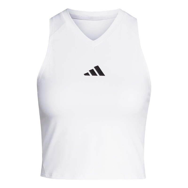 ADIDAS PERFORMANCE Sportovní top šedá / bílá