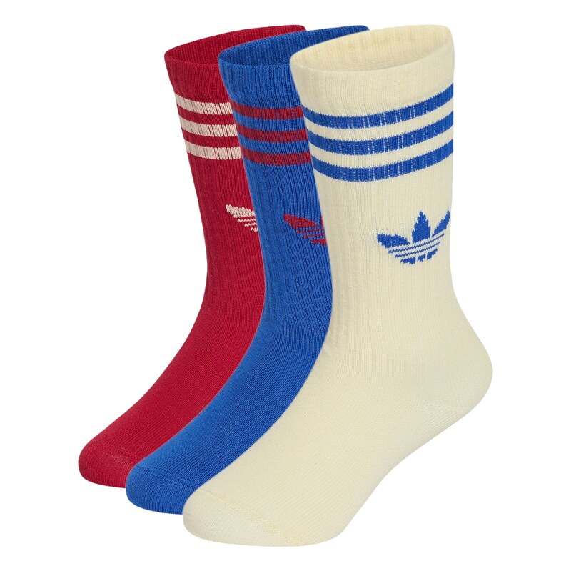 ADIDAS ORIGINALS Ponožky krémová / modrá / červená