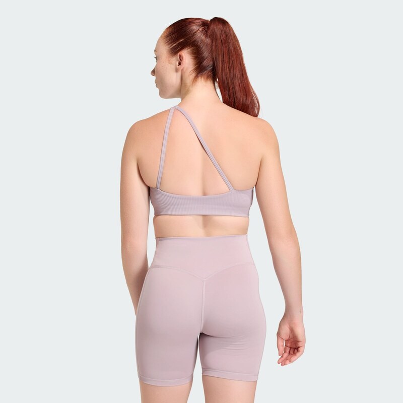 ADIDAS PERFORMANCE Sportovní podprsenka Optime šeříková / bílá