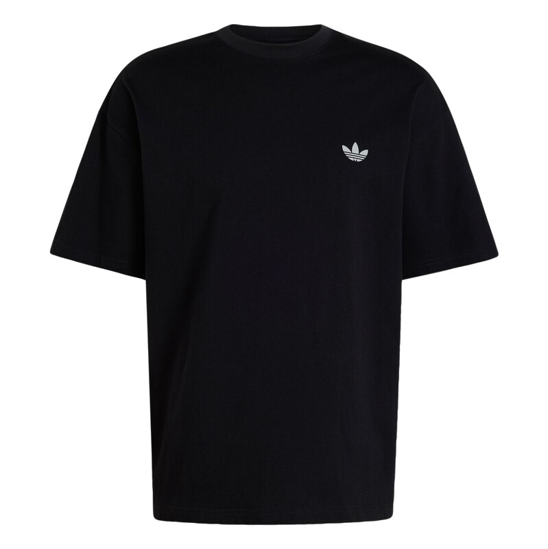 ADIDAS ORIGINALS Tričko Trefoil Essentials světle šedá / černá