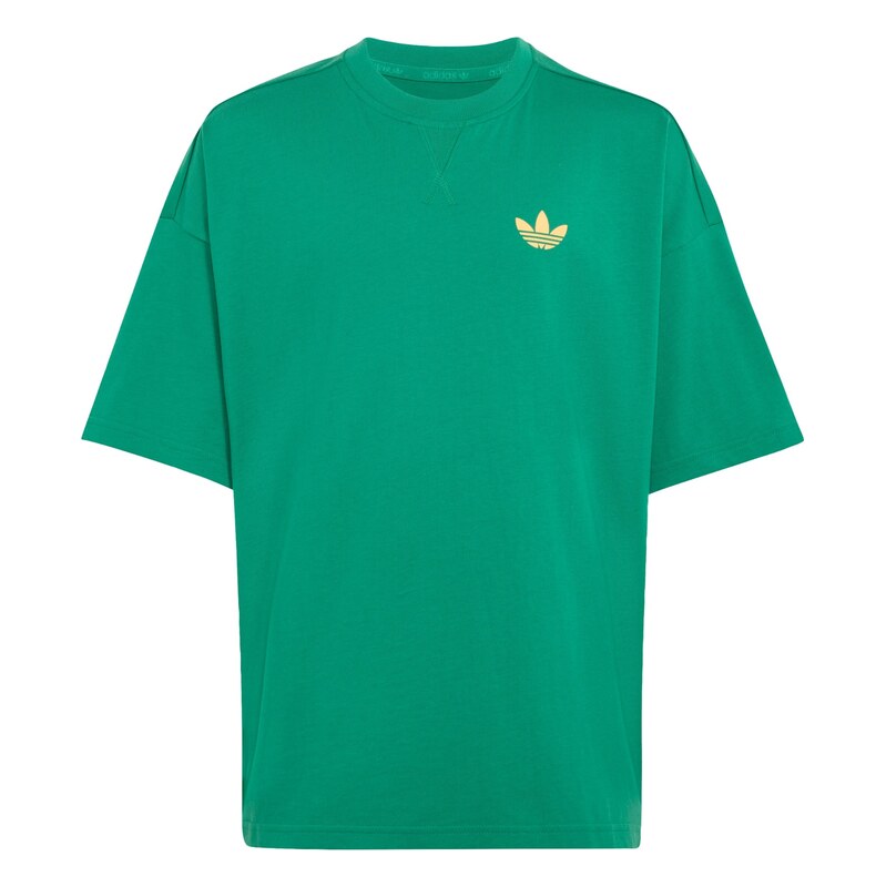 ADIDAS ORIGINALS Tričko Dino zelená / jasně oranžová / černá