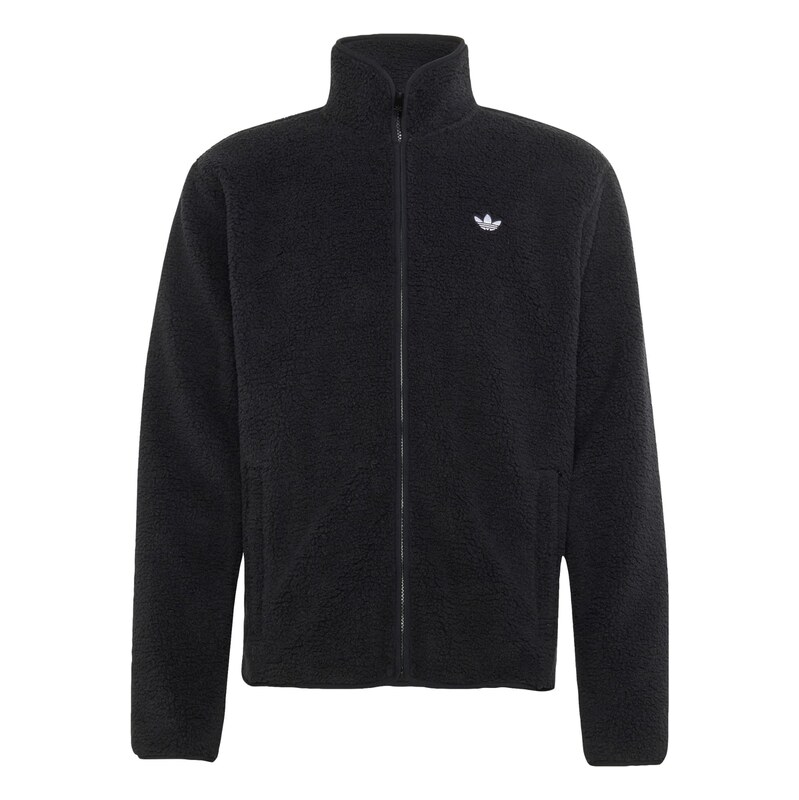 ADIDAS ORIGINALS Fleecová mikina Trefoil Essentials černá