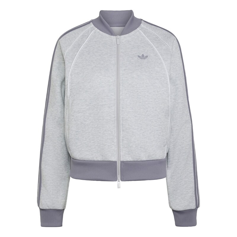 ADIDAS ORIGINALS Mikina šedá / lenvandulová