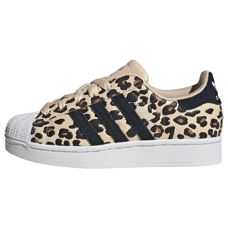 ADIDAS ORIGINALS Tenisky Superstar II velbloudí / tmavě hnědá /