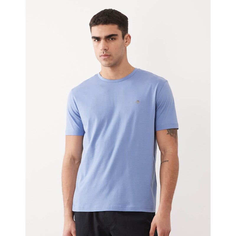 GANT shield logo t-shirt in blue