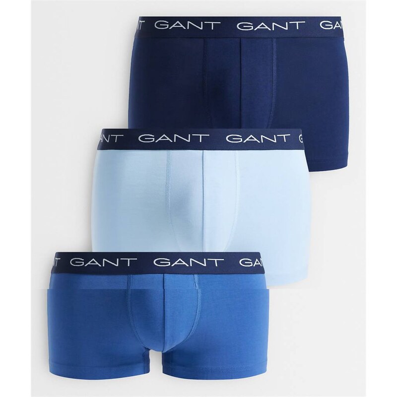 GANT 3-pack trunks in blue