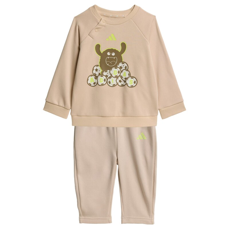 ADIDAS SPORTSWEAR Tepláková souprava Tiro_Nster béžová / tmavě