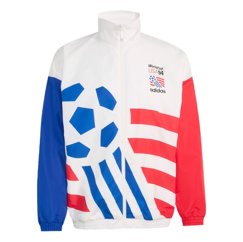 ADIDAS PERFORMANCE Sportovní bunda modrá / červená / bílá