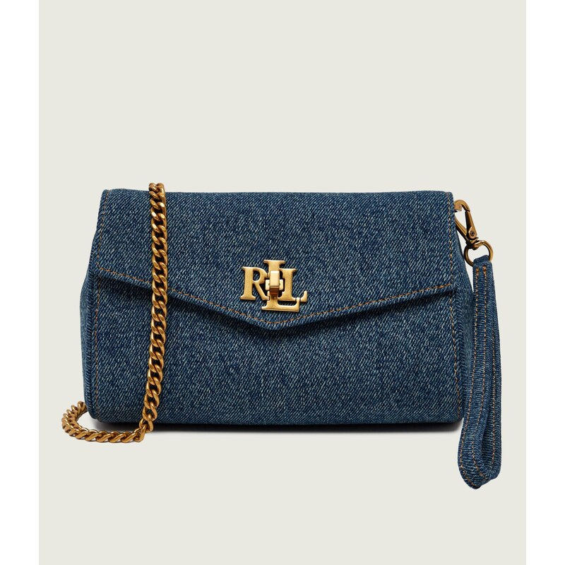 LAUREN RALPH LAUREN Džínová kabelka na rameno Tanner