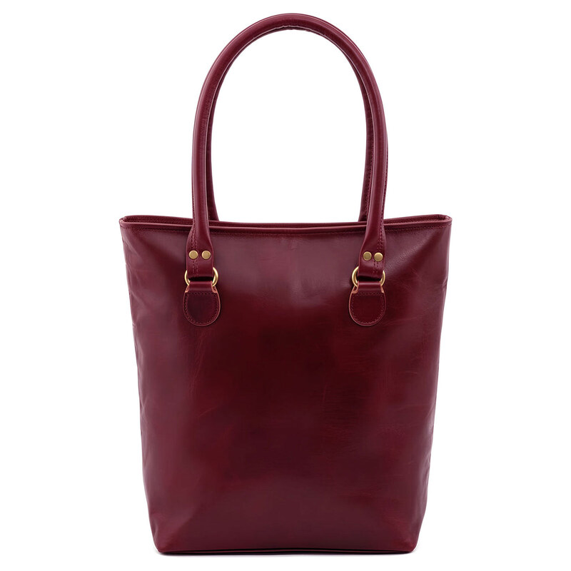 Glara Kožená shopperka do ruky – Urban Grace