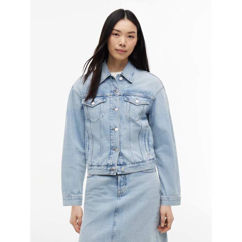 Tommy Jeans Džínová bunda | Relaxed fit
