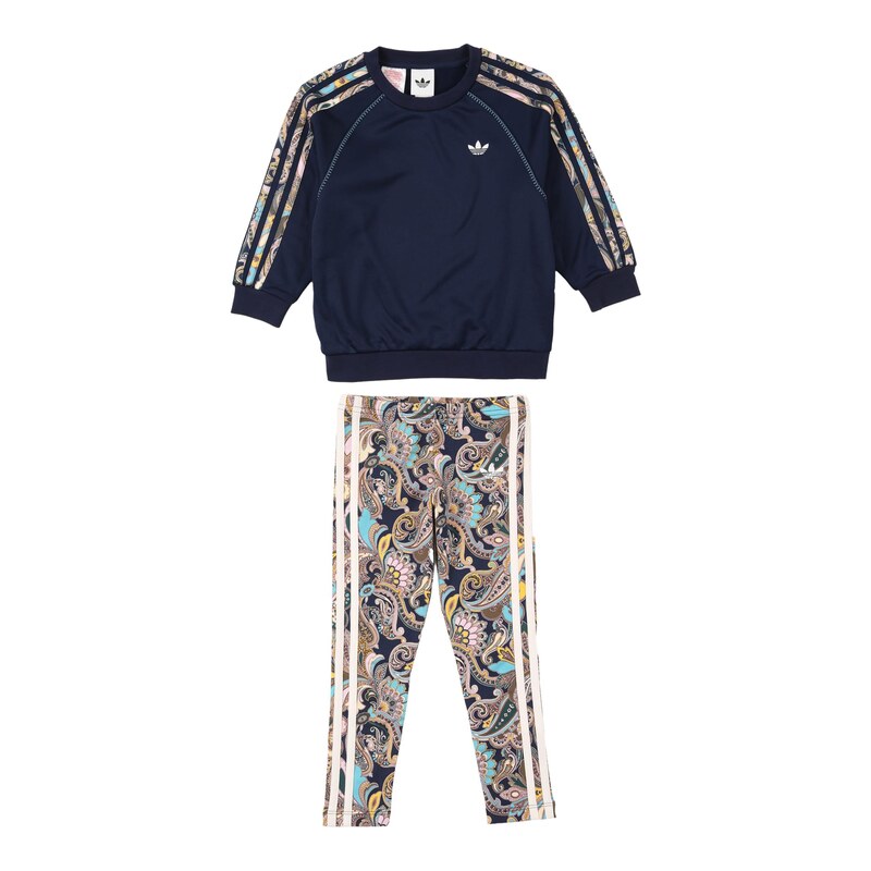 ADIDAS ORIGINALS Joggingová souprava marine modrá / světle hnědá