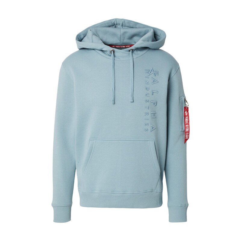 ALPHA INDUSTRIES Mikina světlemodrá