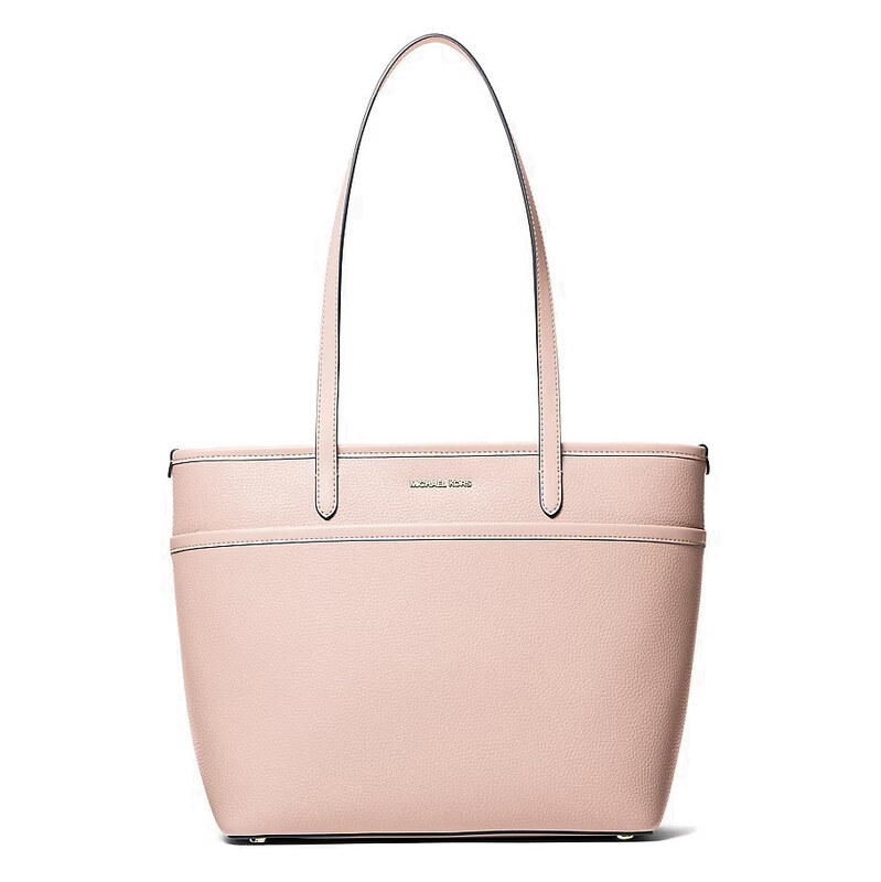 Michael Kors Marlo medium kožená kabelka růžová
