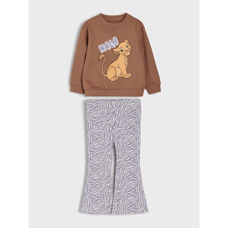 Sinsay - Souprava mikiny a legín Lion King - fialová